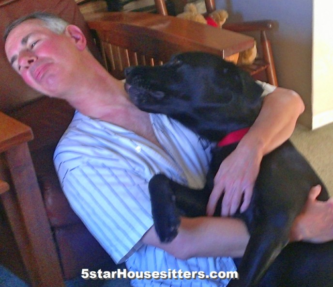 Extended stay pet care housesit and petsit for black lab in Southern California